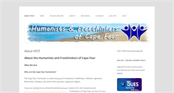 Desktop Screenshot of capefearhumanists.org